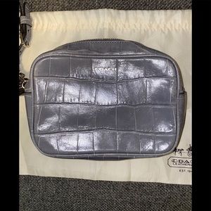 Coach Alligator Print Clutch